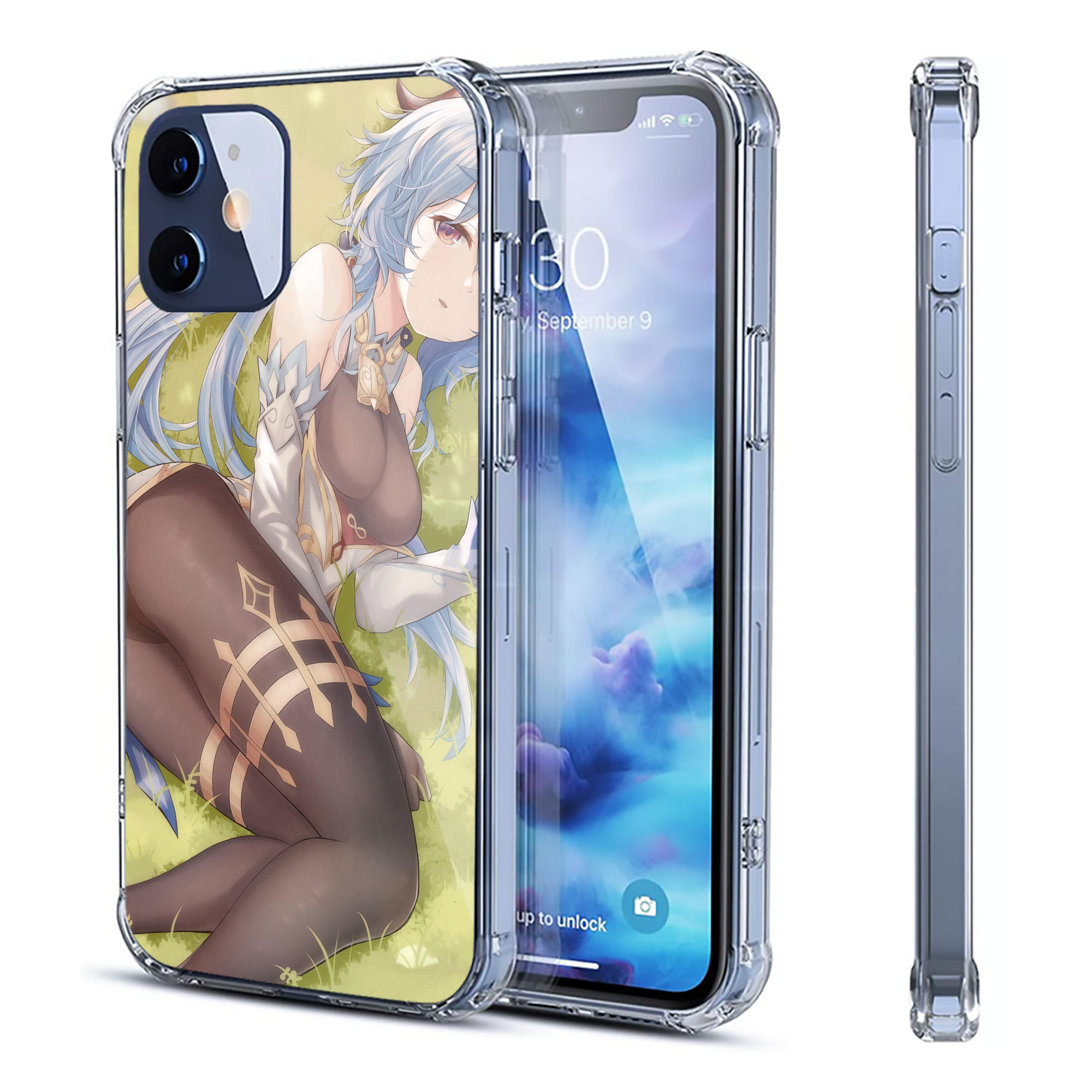 げんし神 genshin 【iPhone 12シリーズ対応】透明スマホケース（クリアソフトケース）